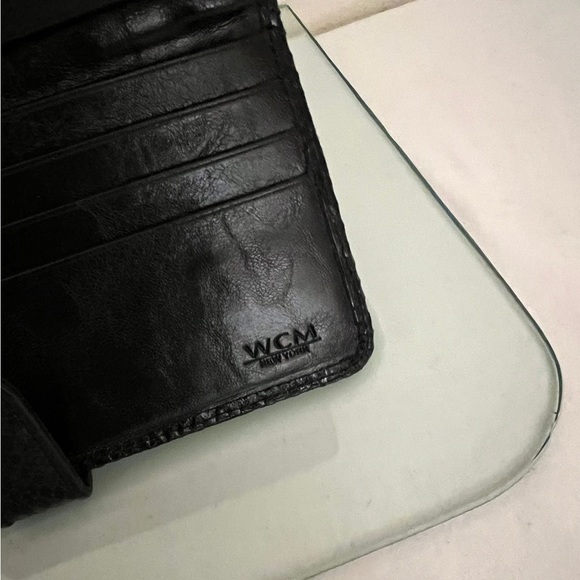 WCM Snakeskin Print  Wallet. Black. - Picture 5 of 11